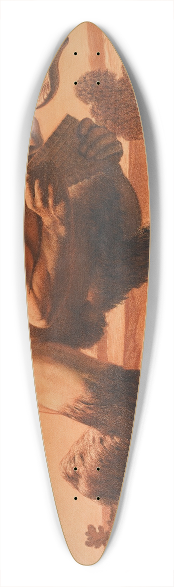 Carlos Schwabe - Lheure Du Faune 39.3 inch art pintail longboard deck