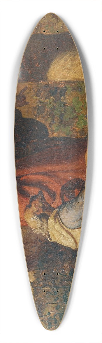 Carl Rahl - Das Gleichnis vom unfruchtbaren Feigenbaum 39.3 inch art pintail longboard deck