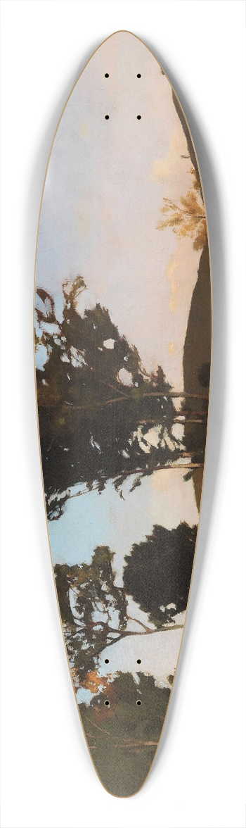 Carl Schuch - Waldrand bei Purkersdorf 39.3 inch art pintail longboard deck