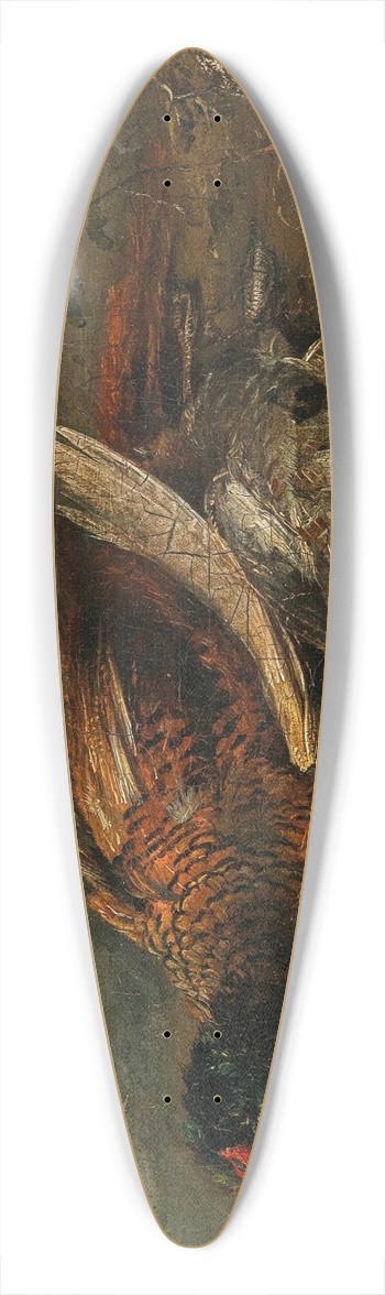 Carl Spitzweg - Stillleben mit Fasan und Schnepfe 39.3 inch art pintail longboard deck