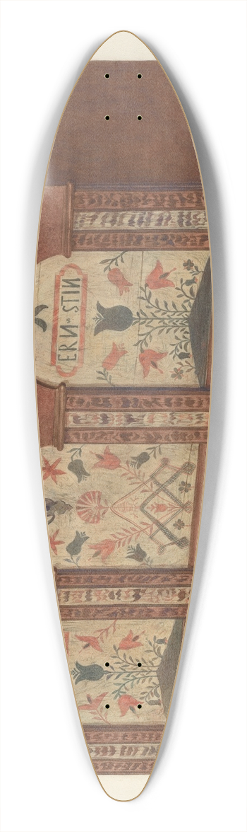 Carl Strehlau - Dower Chest 39.3 inch art pintail longboard deck