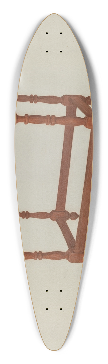 Carl Strehlau - Pa. German Table 39.3 inch art pintail longboard deck