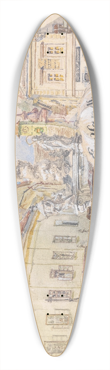 Carl Weiss - Dreifaltigkeitssule in Mdling 39.3 inch art pintail longboard deck