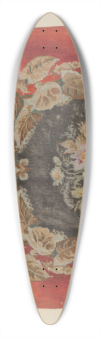 Carmel Wilson - Embroidered Stool Cover 39.3 inch art pintail longboard deck