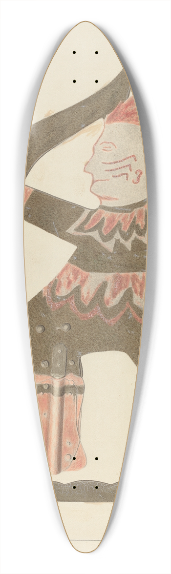 Carol Larson - Indian Weather Vane 39.3 inch art pintail longboard deck