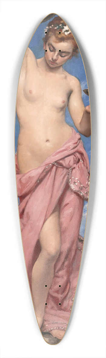 Carolus-Duran - Hebe 39.3 inch art pintail longboard deck