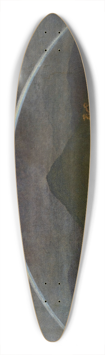 Caspar David Friedrich - Mountain Landscape with Rainbow 39.3 inch art pintail longboard deck