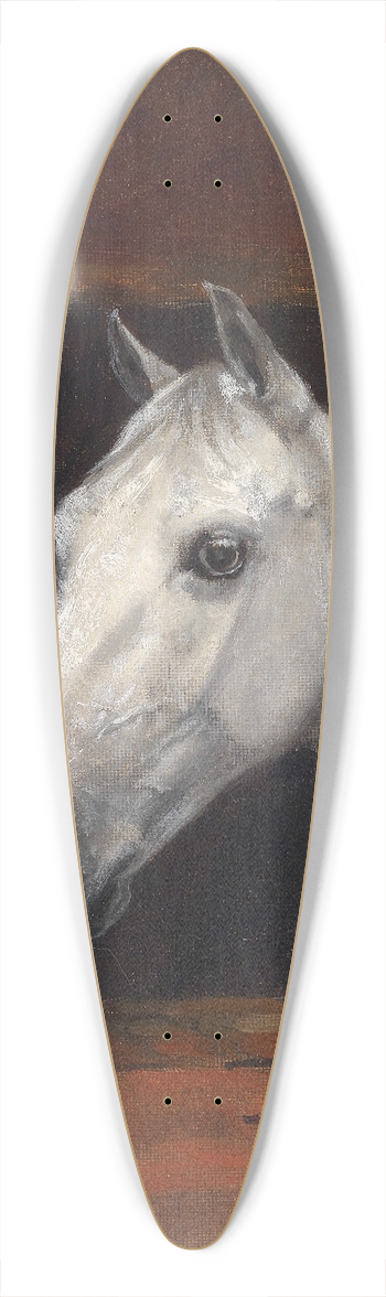 Caspar von Reth - Portrait eines Schimmels 39.3 inch art pintail longboard deck