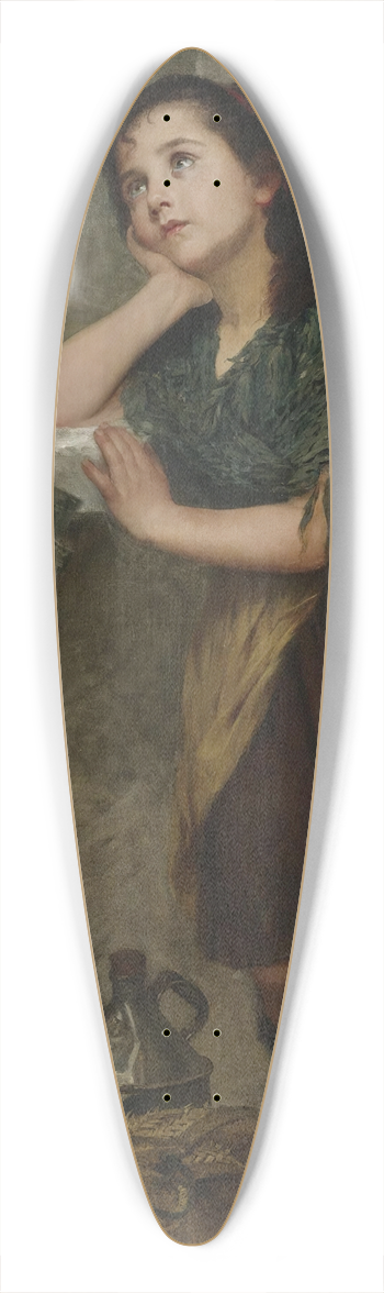 Catherine Engelhart - Daydream 39.3 inch art pintail longboard deck
