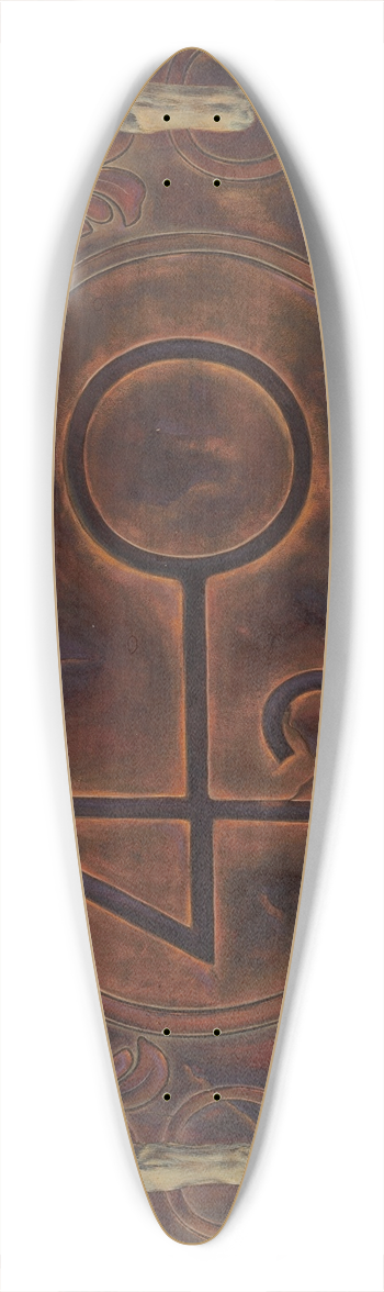 Cecil Smith - Gun Rack 39.3 inch art pintail longboard deck