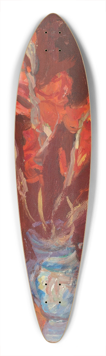 Cham Soutine - Glaeuls 39.3 inch art pintail longboard deck