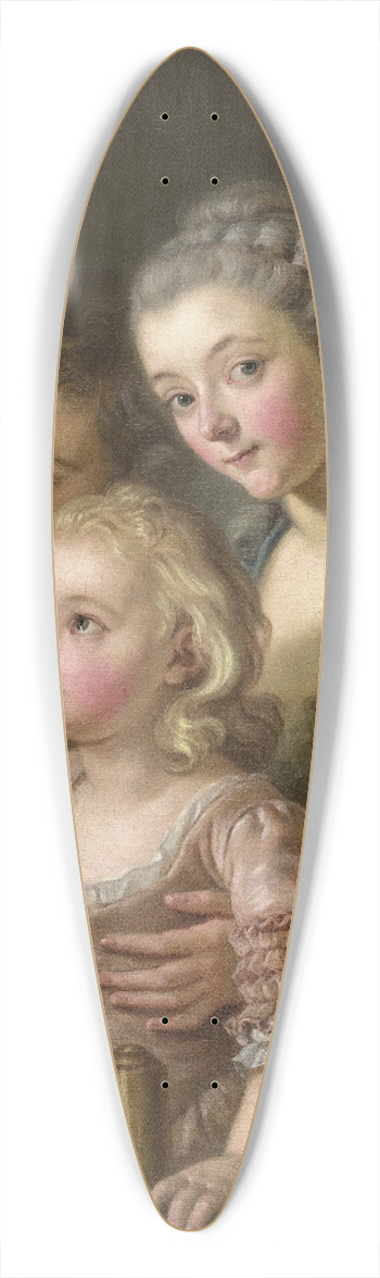 Charles Amde Philippe Van Loo - The Camera Obscura 39.3 inch art pintail longboard deck