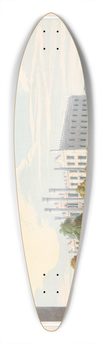 Charles Autenrieth - Institution for theBlind 39.3 inch art pintail longboard deck