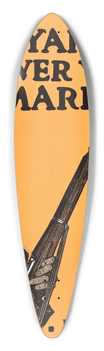 Charles Buckles Falls - E-E-E-Yah-Yip. Go over with U.S. Marines 39.3 inch art pintail longboard deck