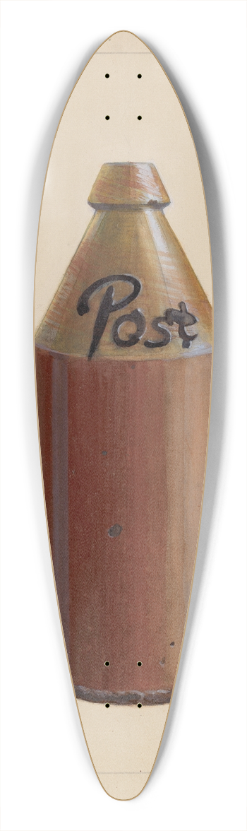 Charles Caseau - Bottle, Root Beer 39.3 inch art pintail longboard deck