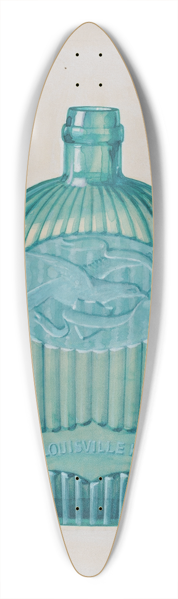Charles Caseau - Flask 39.3 inch art pintail longboard deck