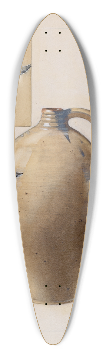 Charles Caseau - Jug 39.3 inch art pintail longboard deck