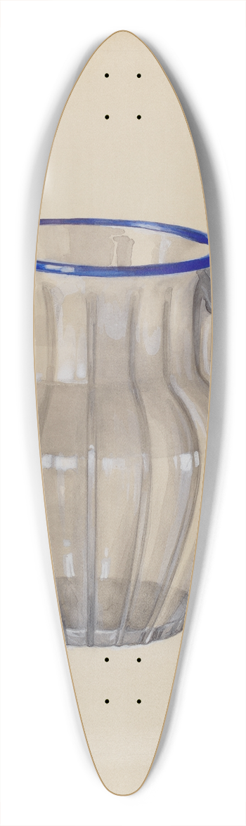 Charles Caseau - Small Pitcher 39.3 inch art pintail longboard deck