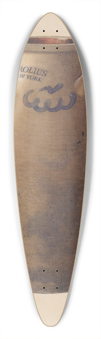 Charles Caseau - Stoneware Jar 39.3 inch art pintail longboard deck
