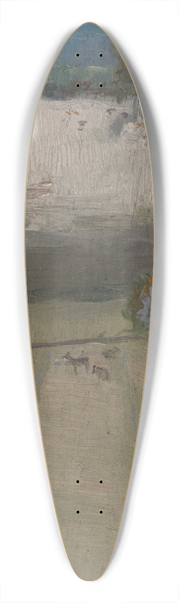 Charles Conder - Riddells Creek 39.3 inch art pintail longboard deck
