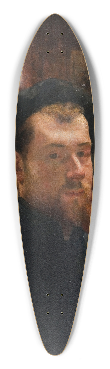 Charles Cottet - Autoportrait 39.3 inch art pintail longboard deck