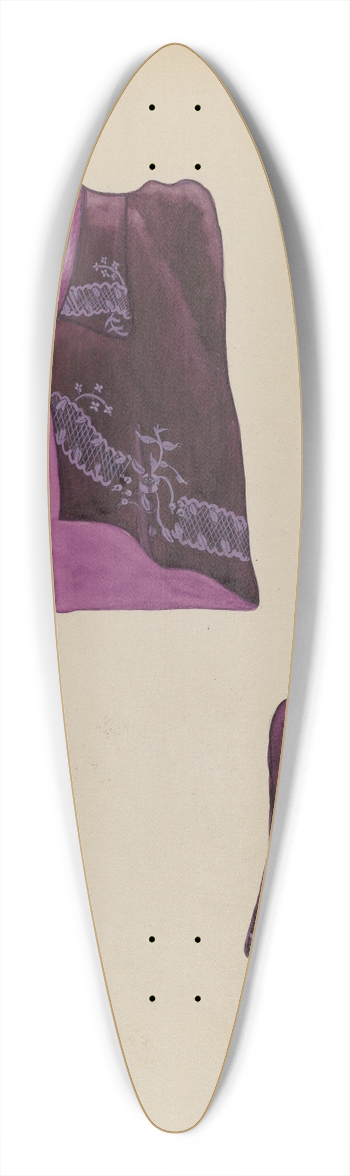 Charles Criswell - Cape 39.3 inch art pintail longboard deck