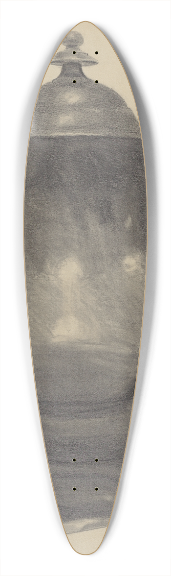 Charles Cullen - Pewter Pitcher 39.3 inch art pintail longboard deck