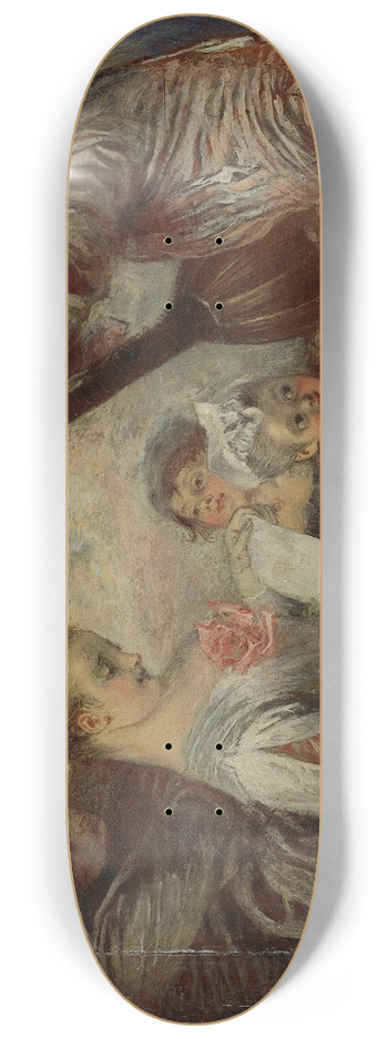 Jean-Antoine Watteau - Pour nous prouver que cette belle 8.25 inch art skate deck