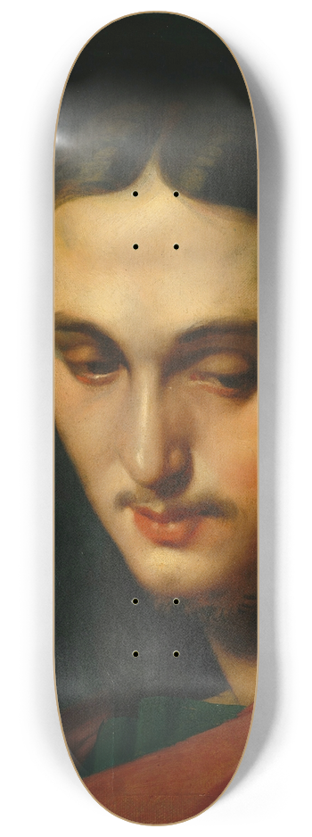 Jean Auguste Dominique Ingres - Head of Saint John the Evangelist 8.25 inch art skate deck