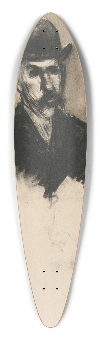 Charles Demuth - Head ofMan 39.3 inch art pintail longboard deck