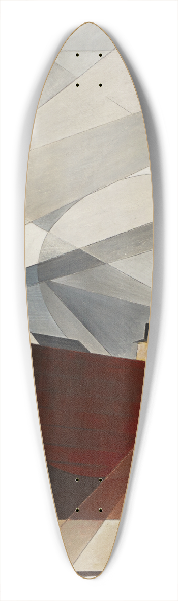 Charles Demuth - Lancaster 39.3 inch art pintail longboard deck