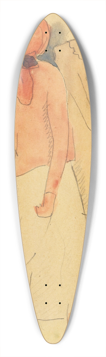 Charles Demuth - Strolling 39.3 inch art pintail longboard deck