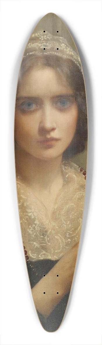 Charles Edward Hall - At Vespers 39.3 inch art pintail longboard deck