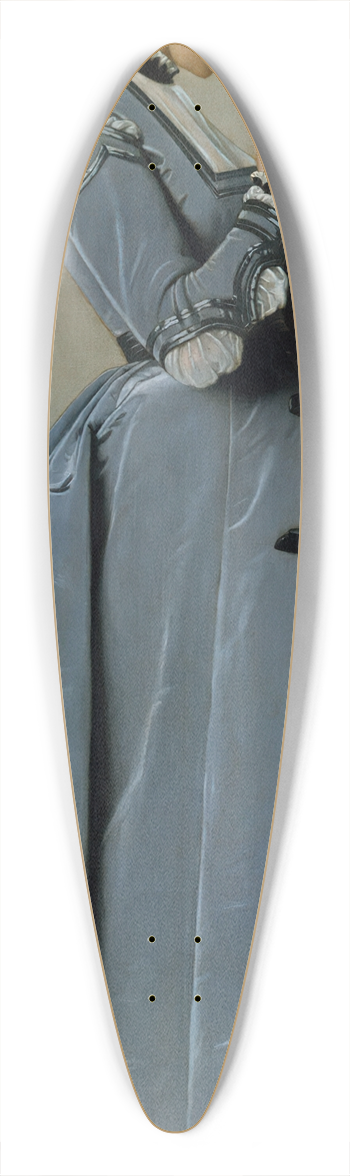Charles-Franois Marchal - Penelope 39.3 inch art pintail longboard deck