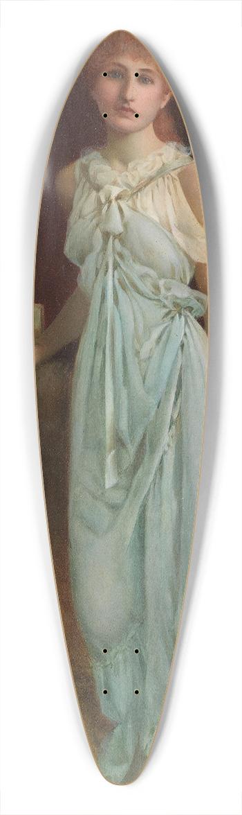 Charles Frederick Lowcock - Dolce far niente 39.3 inch art pintail longboard deck