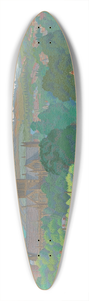 Charles Ginner - Salisbury 39.3 inch art pintail longboard deck
