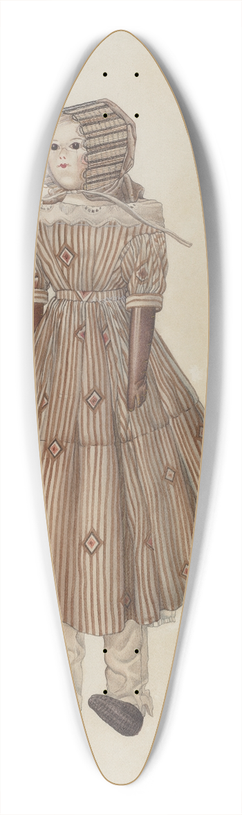 Charles Goodwin - Doll 39.3 inch art pintail longboard deck