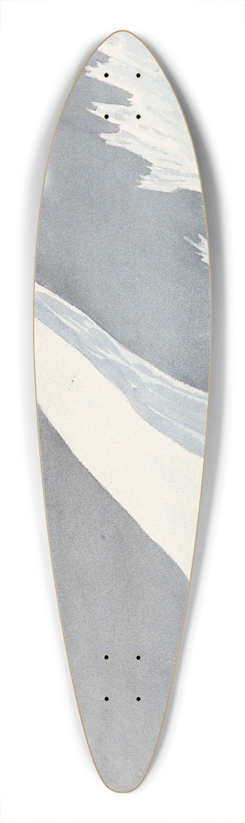 Charles Hamilton Smith - Remarkable Iceberg 39.3 inch art pintail longboard deck