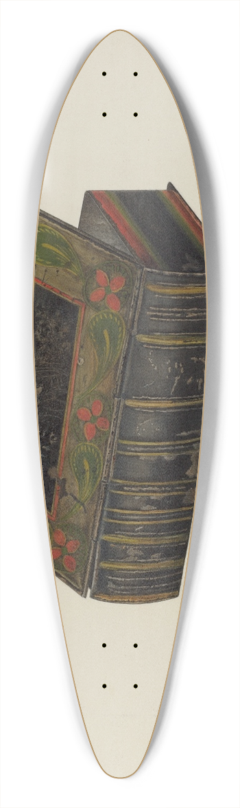 Charles Henning - Toleware Trinket Box 39.3 inch art pintail longboard deck