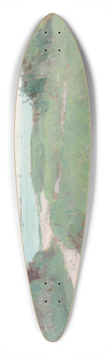 Charles Henry Fromuth - On the Sea Coast, Brittany 39.3 inch art pintail longboard deck