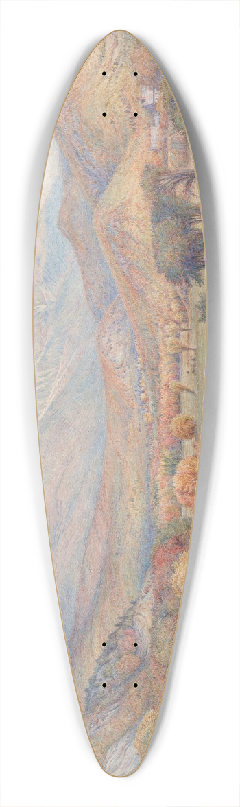 Charles Herbert Moore - Mount Washington 39.3 inch art pintail longboard deck