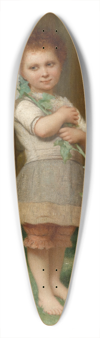 Charles Landelle - Mdchen mit einem Malvenzweig 39.3 inch art pintail longboard deck