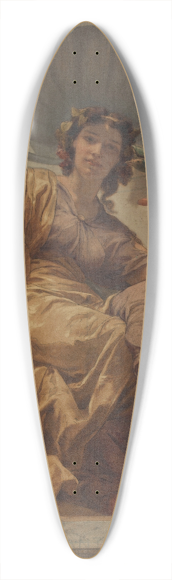 Charles Louis Mller - La fantaisie 39.3 inch art pintail longboard deck