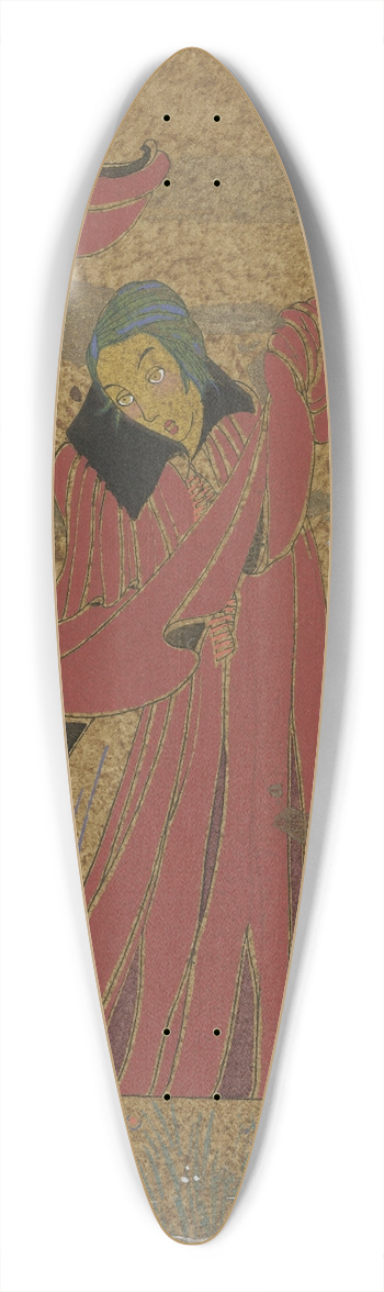 Charles Martin - Dana ; Cape du soir de Paul Poiret 39.3 inch art pintail longboard deck