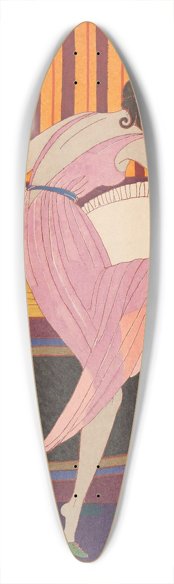 Charles Martin - La Mule 39.3 inch art pintail longboard deck