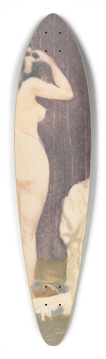 Charles Maurin - The Dressing Room 39.3 inch art pintail longboard deck