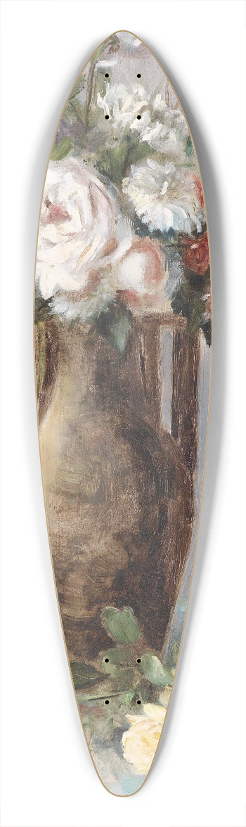 Charles Monginot - Blumenstck mit Kerzenhalter 39.3 inch art pintail longboard deck