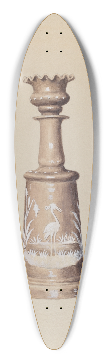 Charles Moss - Scent Bottle with Stopper 39.3 inch art pintail longboard deck