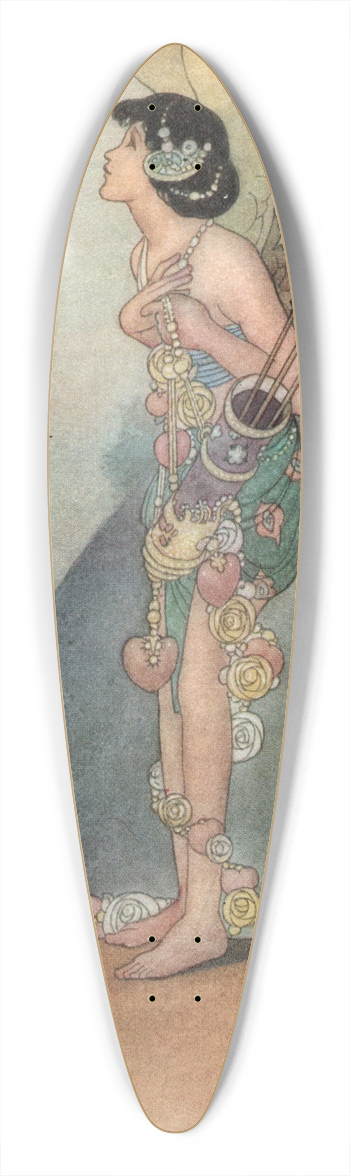 Charles Robinson - His Lips Are Sweet As Honey 39.3 inch art pintail longboard deck