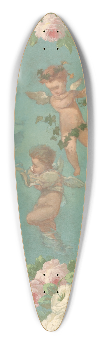 Charles Rochussen - Au dessus de la porte II 39.3 inch art pintail longboard deck